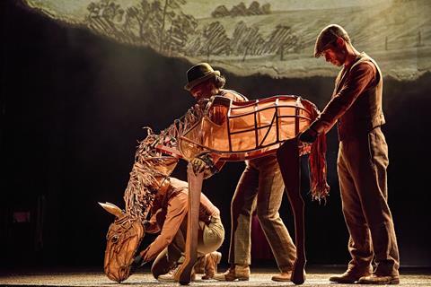 Eloise Beaumont-Wood, Diany Samba-Bandza, Jordan Paris (Baby Joey) in War Horse